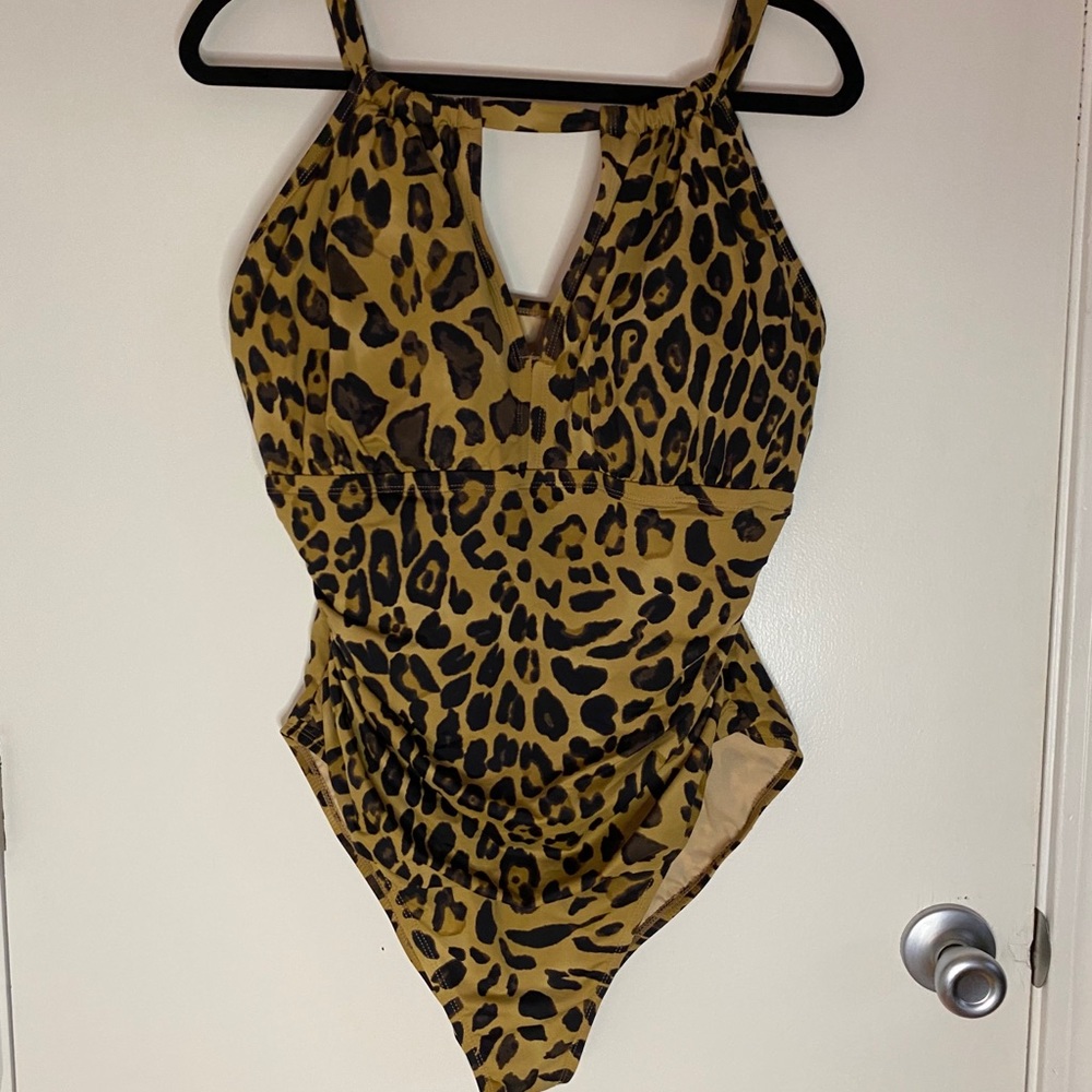 Ralph Lauren leopard one piece